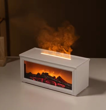 Oil fireplace diffuser mini flame aromatherapy fireplace humidifier aromatherapy oil diffuser