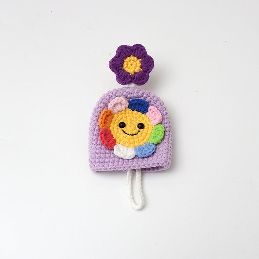 ( Key Chain ) Simulation Food Key Chain Ring Woven Fries Burger Pendant Backpack Accessories
